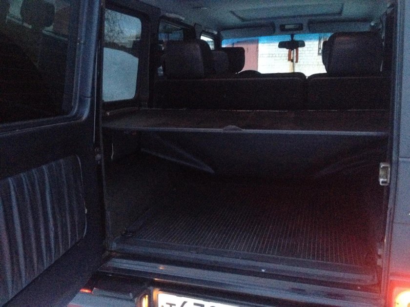 Крепеж шторки багажника w463