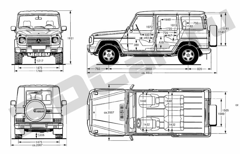 Мерседес Гелендваген 463 ТТХ