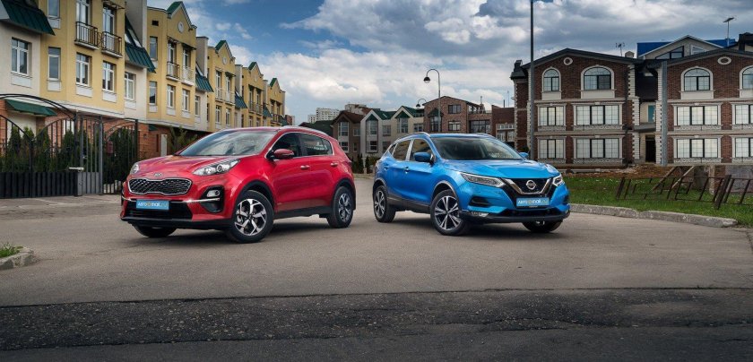 Nissan Qashqai Kia Sportage