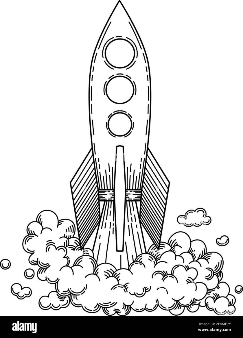 Раскраска ракетоноситель распечатать