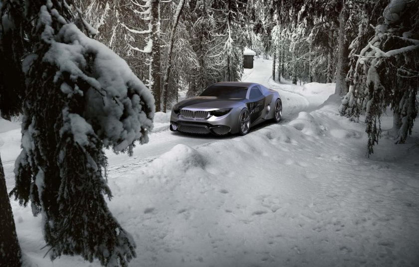 БМВ е39 зимой