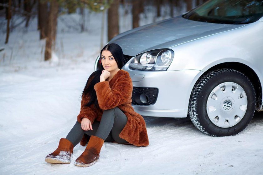 Зимняя фотосессия авто