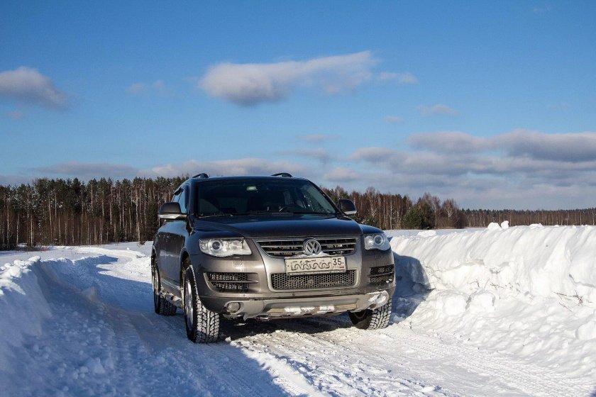 Туарег 3 зимой