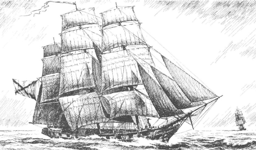 Корвет корабль парусный