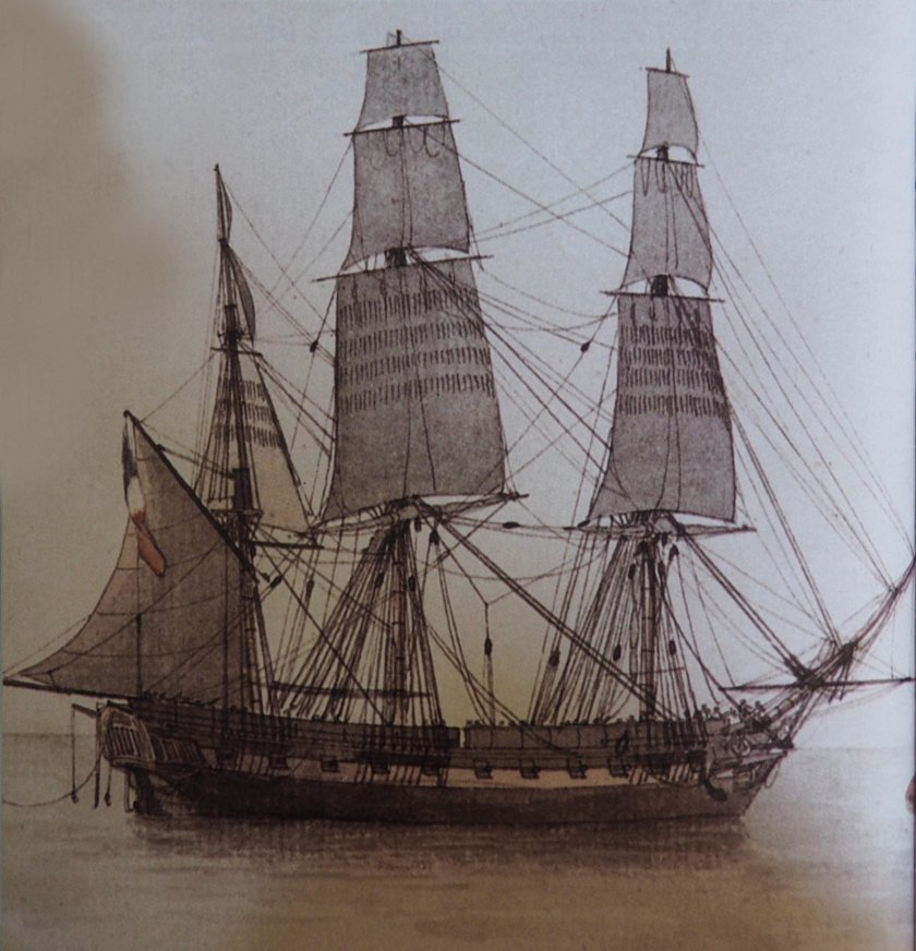 Французский Корвет la Capricieuse