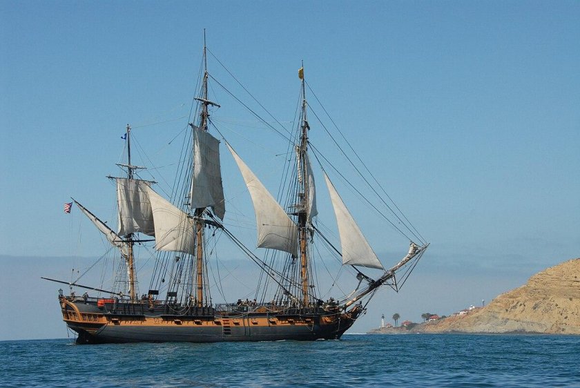 HMS парусный Фрегат