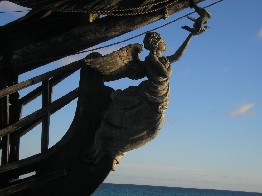 Гальюнная фигура корабля черная Жемчужина