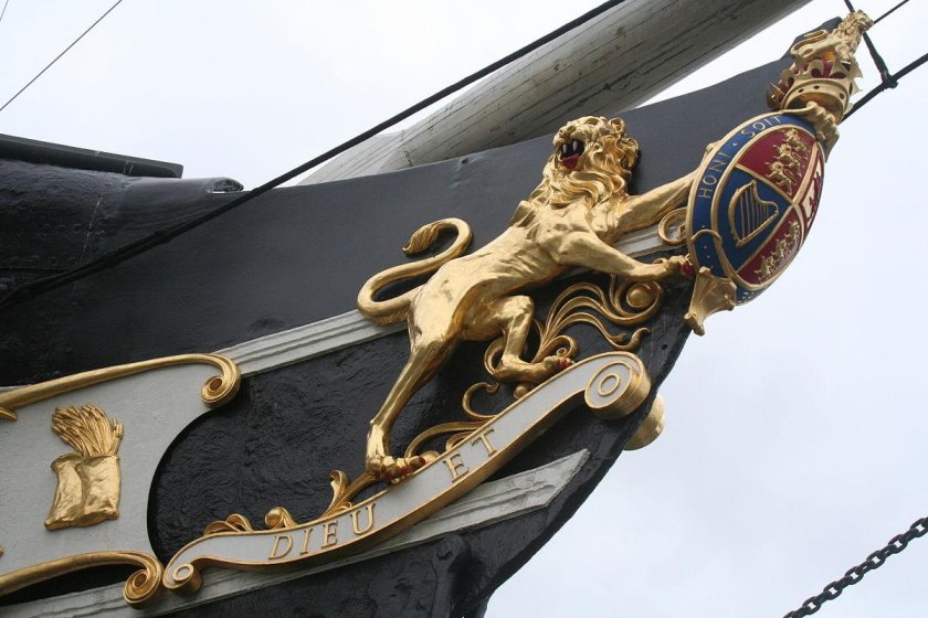 Гальюнная фигура Лев на корабль