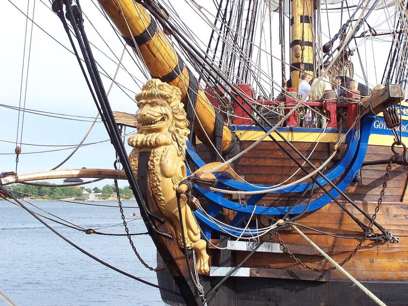 Гальюнная фигура корабля черная Жемчужина