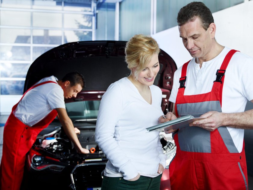 Клиент в автосервисе