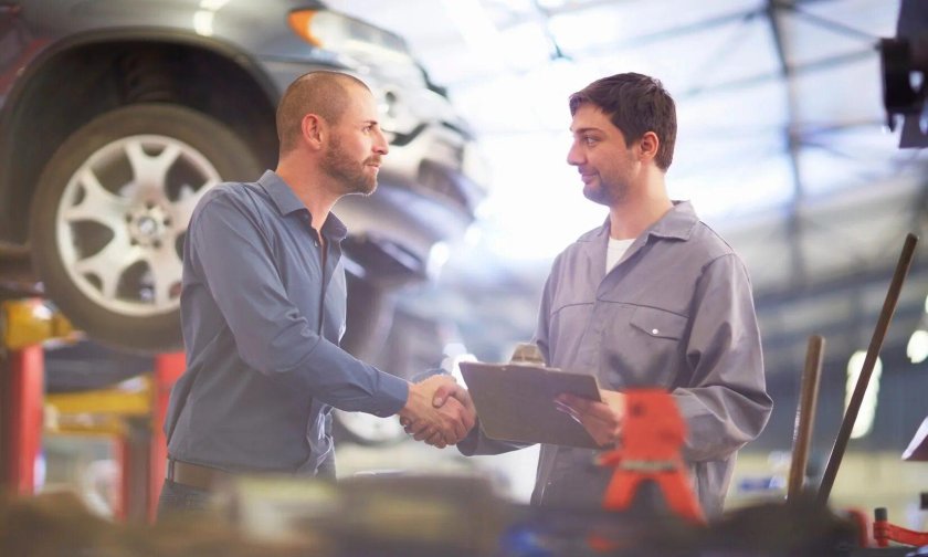 Клиент в автосервисе