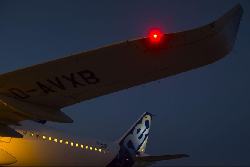 Airbus a320neo бортовые огни