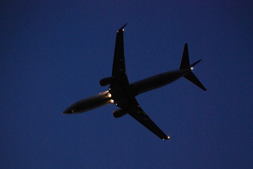 Огни самолета