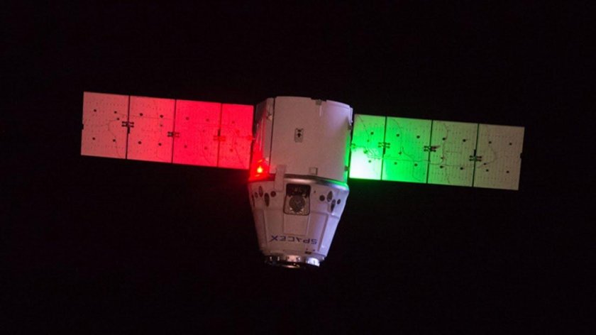 Навигационные огни самолета