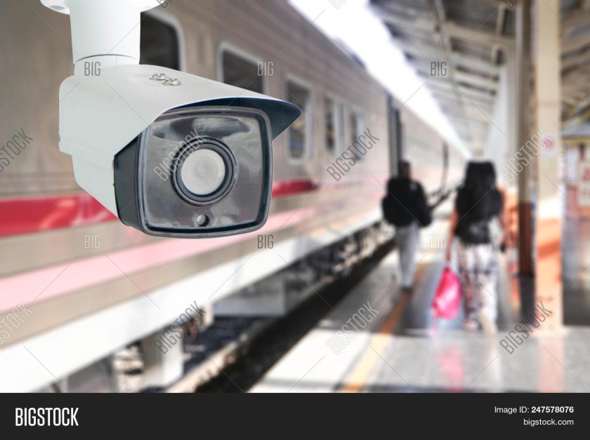 Камера в поезде