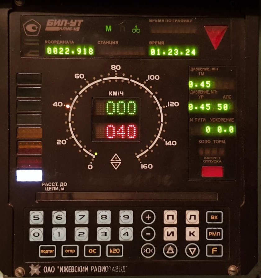 Блок индикации Локомотива