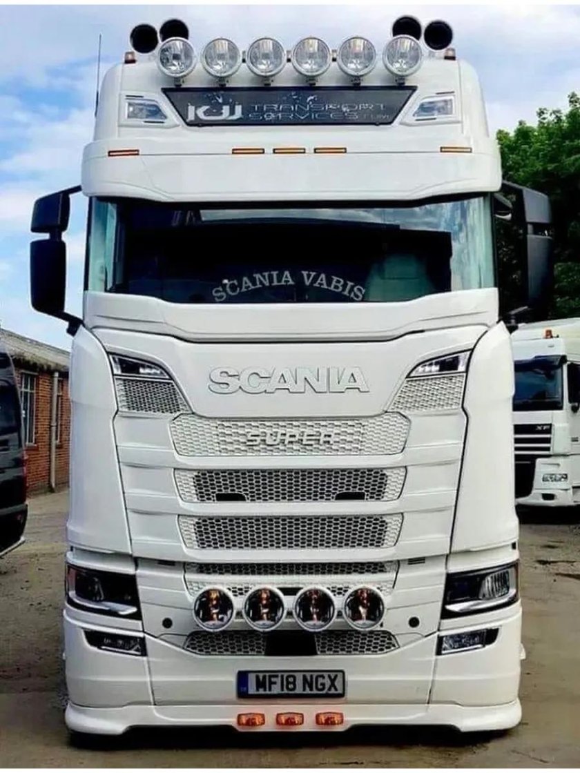 Скания s 730 белая