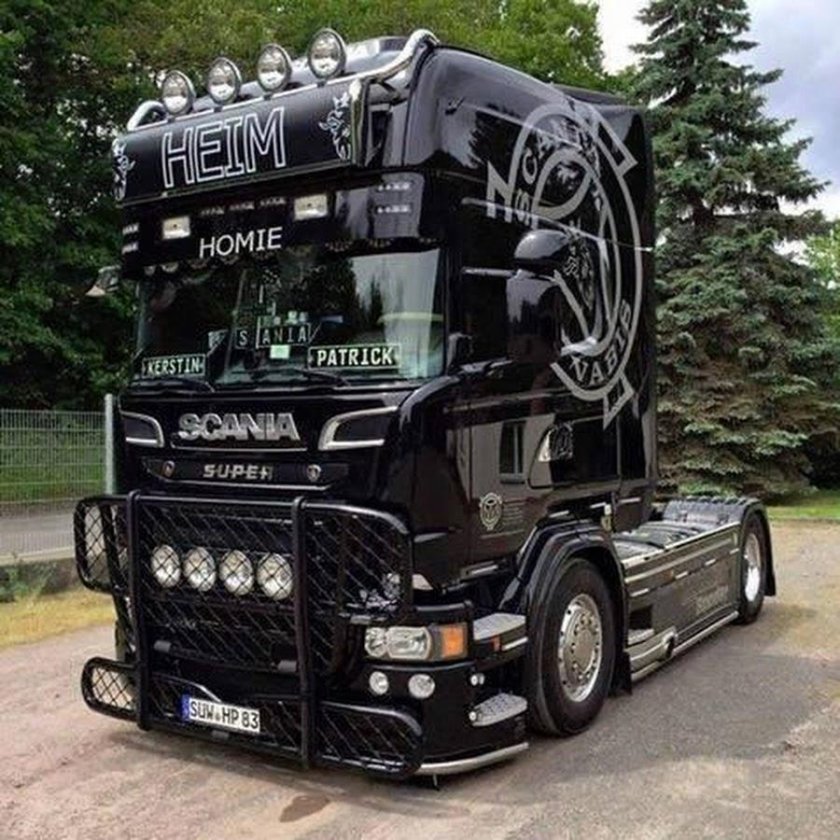 Грузовик Скания тюнингованный