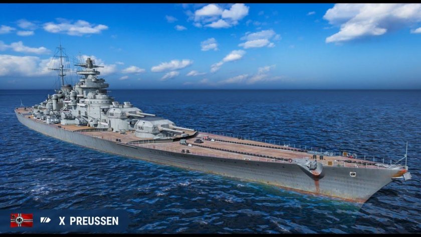 Preussen корабль wows