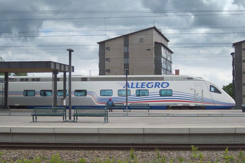 Поезд Аллегро в Финляндии