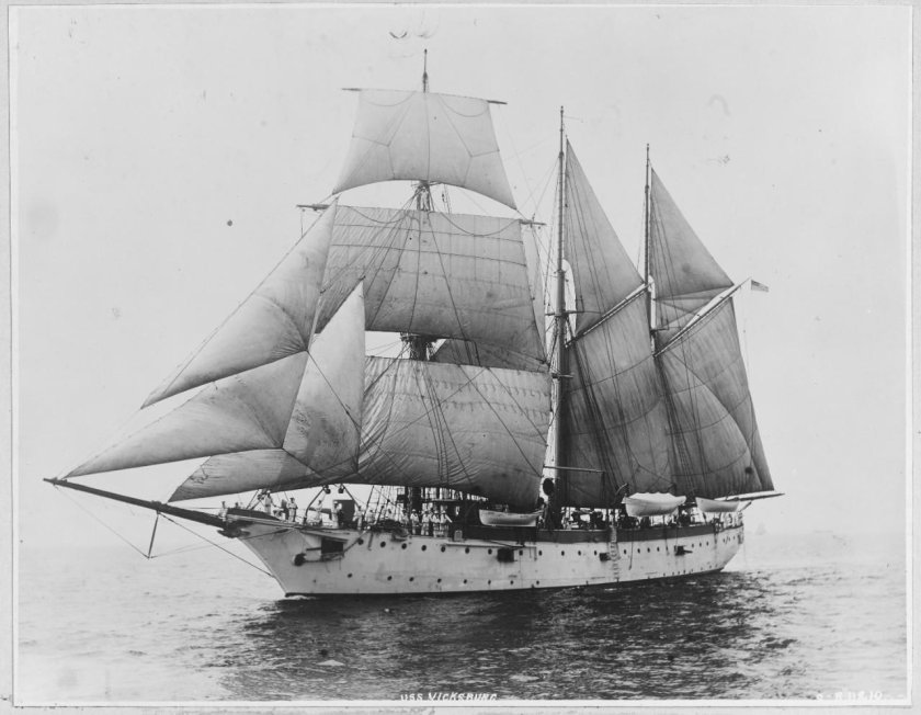 Парусно-паровая Канонерская лодка