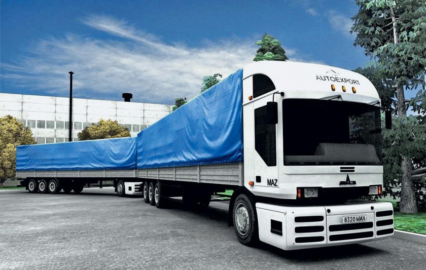 Грузовик МАЗ 2000