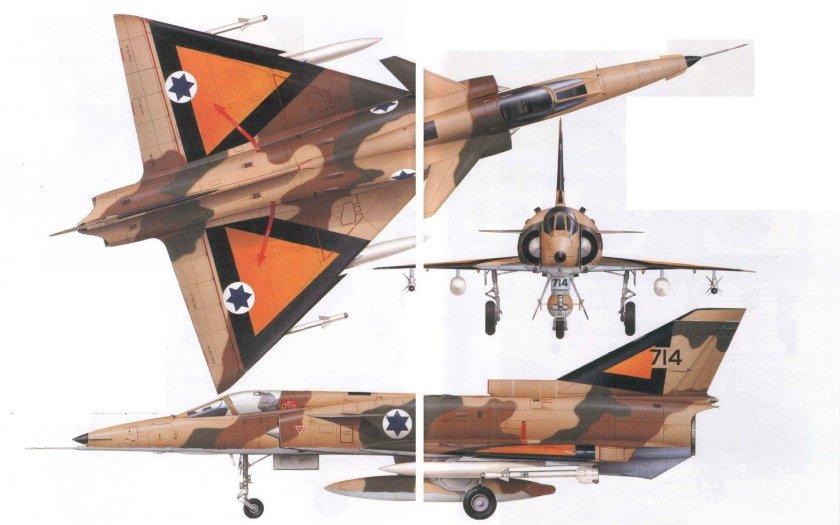 Самолет Kfir c1/c2