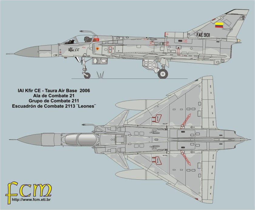 Kfir схема окраски
