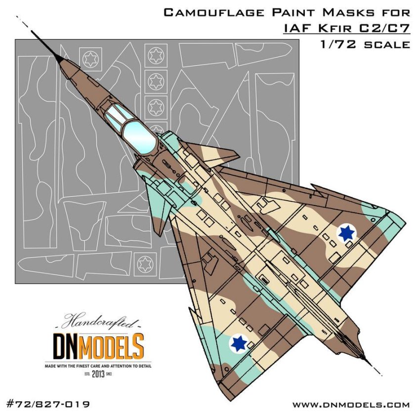 86002 Amk 1/72 самолёт Kfir c-2/c-7 IAI