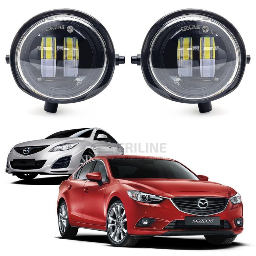 Светодиодные ПТФ Мазда 6 GH дорестайл