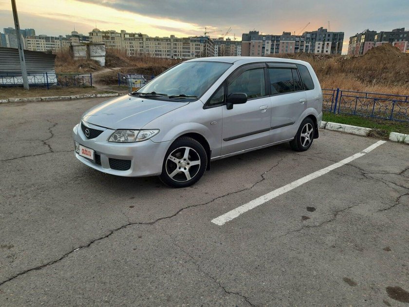 Мазда Примаси белая тюнинг