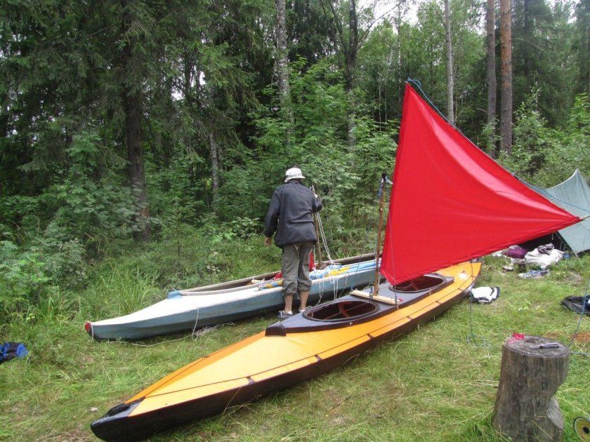 Парус для байдарки Таймень