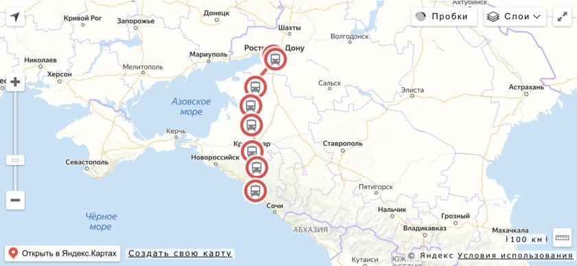 Железная дорога Ласточка Туапсе Краснодар