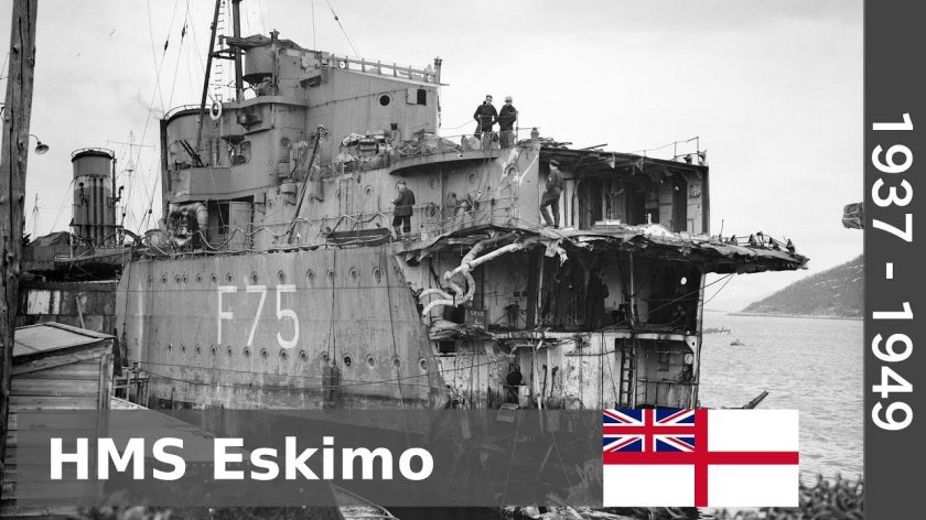 Эсминец HMS Eskimo
