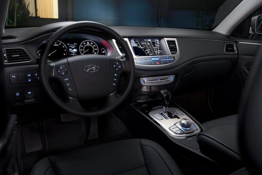 Hyundai Genesis 2014 интерьер