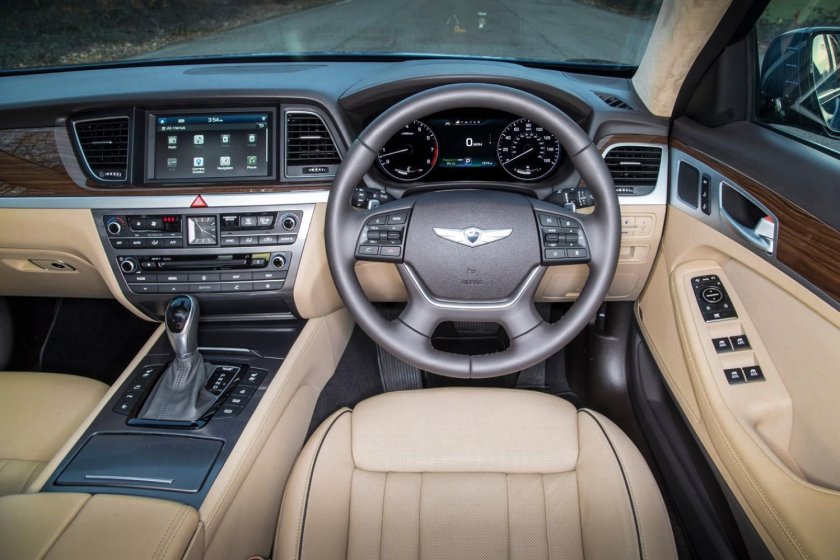 Хендай Дженезис 2015 салон