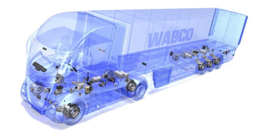 Тормозная система WABCO полуприцепа Grunwald