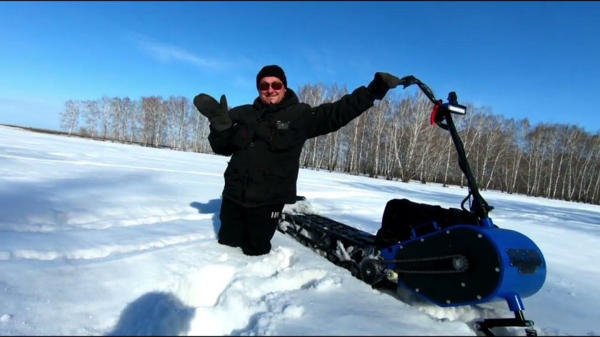 Мотоснегокат Сноухантер