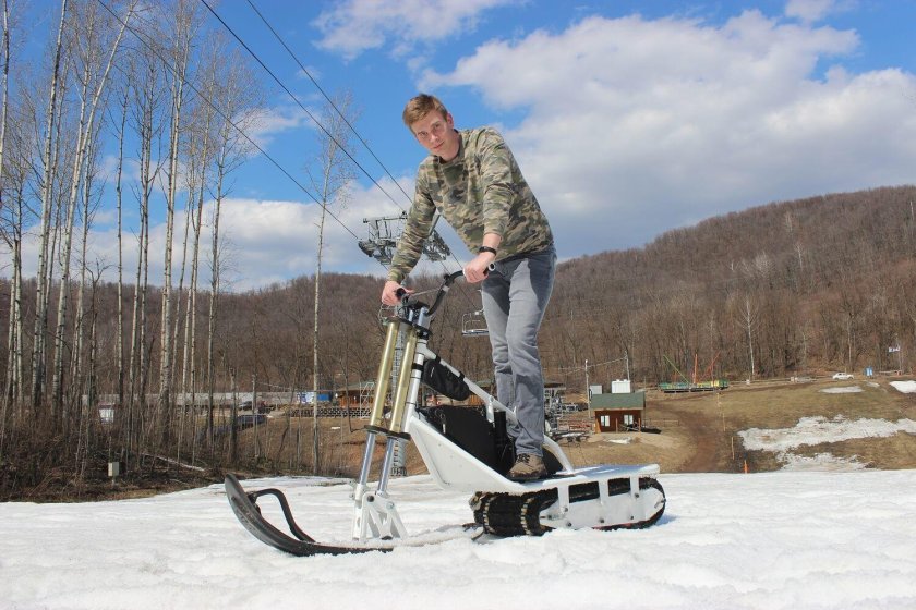 Электро сноубайк