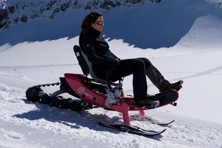 Велосипед снегоход