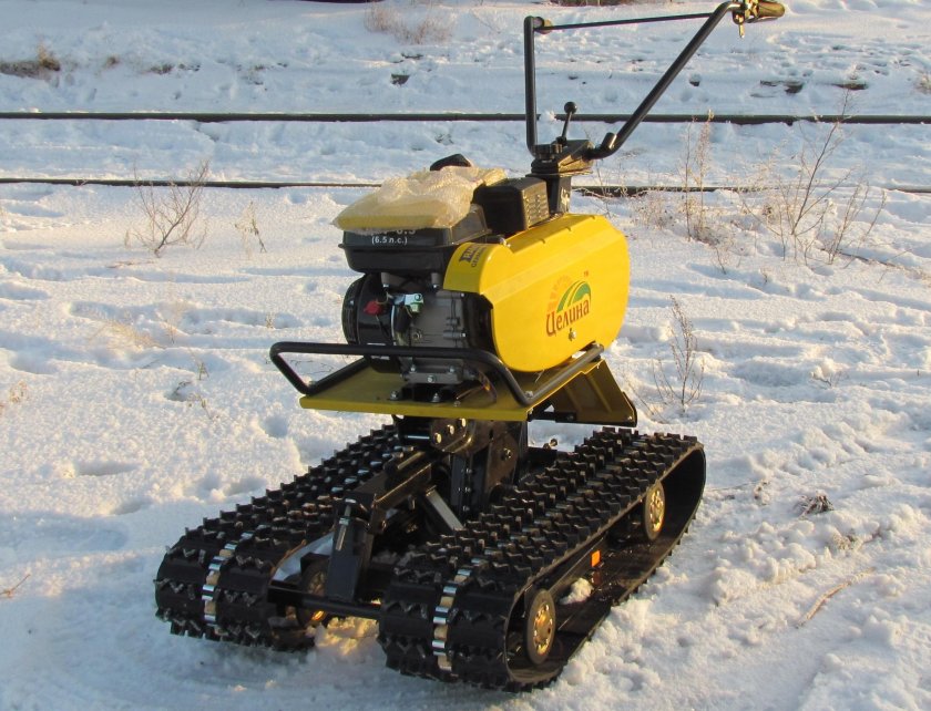 Снегоходная приставка к мотоблоку Нева