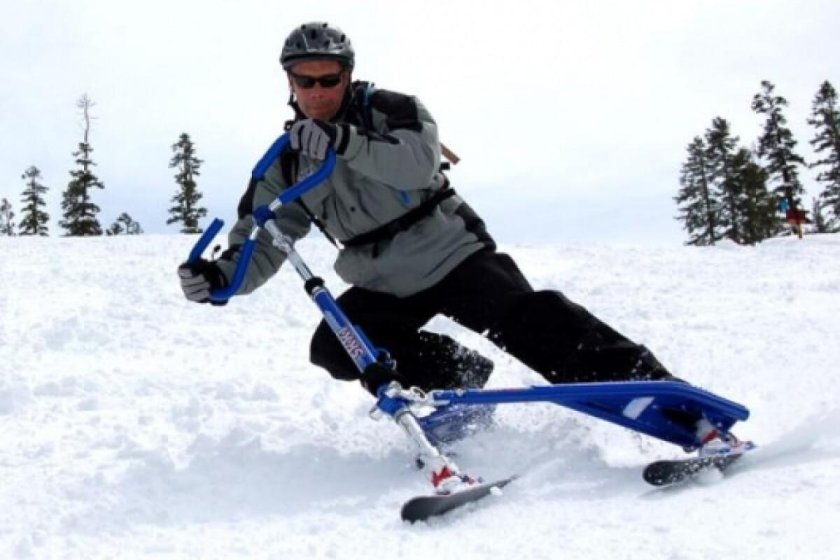 Горнолыжник Телемарк