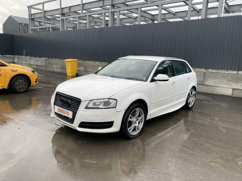 Audi a3 8p Mock up белая