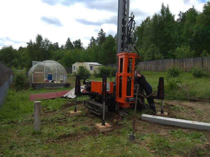 Забивка свай 150х150