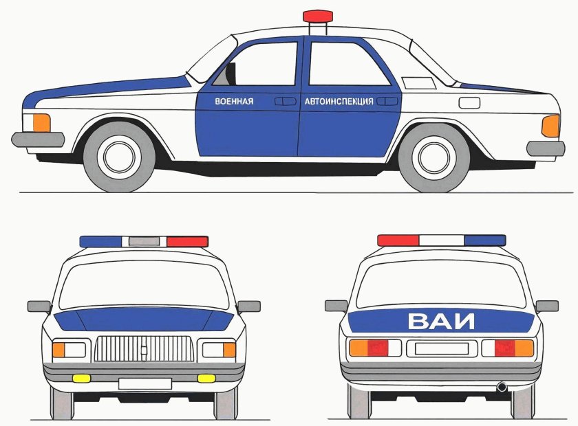 Цветографическая схема полиции