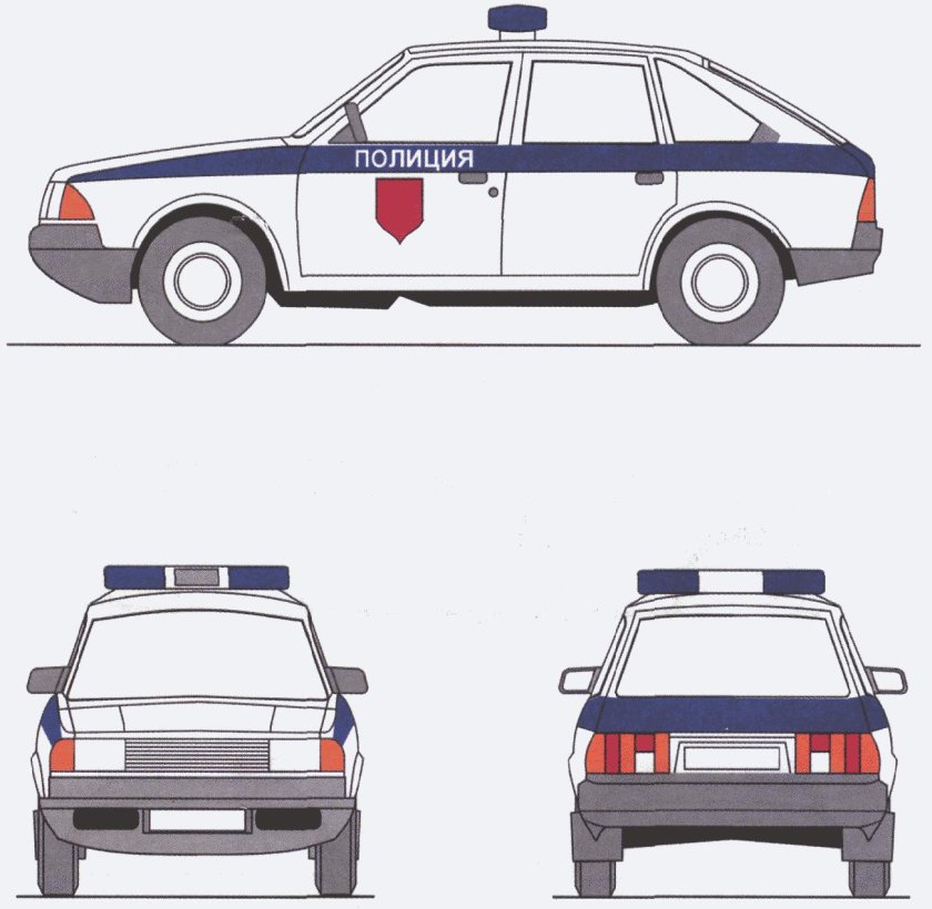 Цветографическая схема милиции СССР