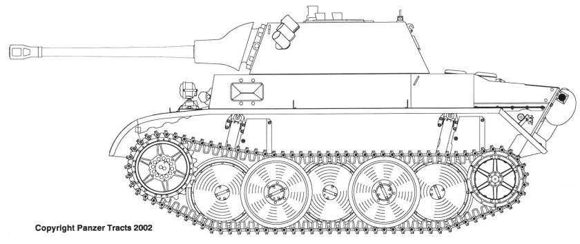 Танк PZ 2 Luchs чертеж
