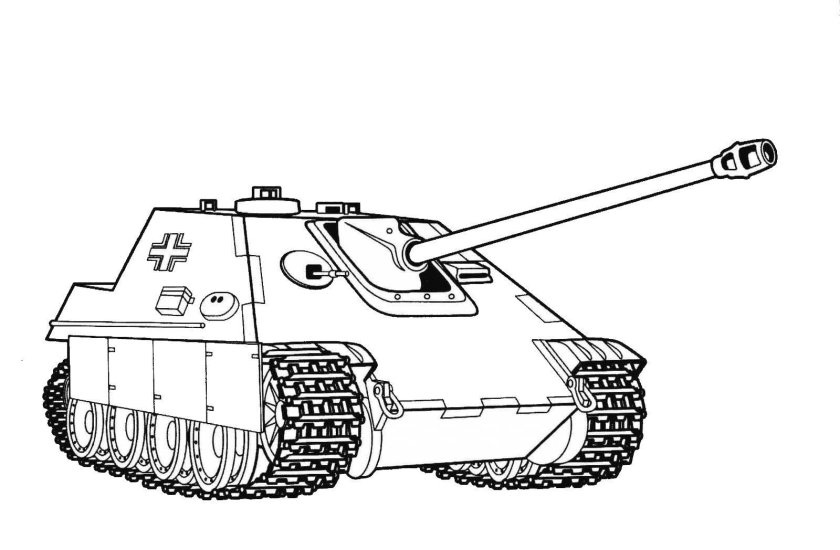 Jagdpanther e100 чертежи