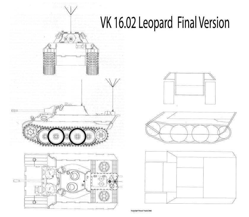 Немецкий танк vk1602 леопард боекомплект
