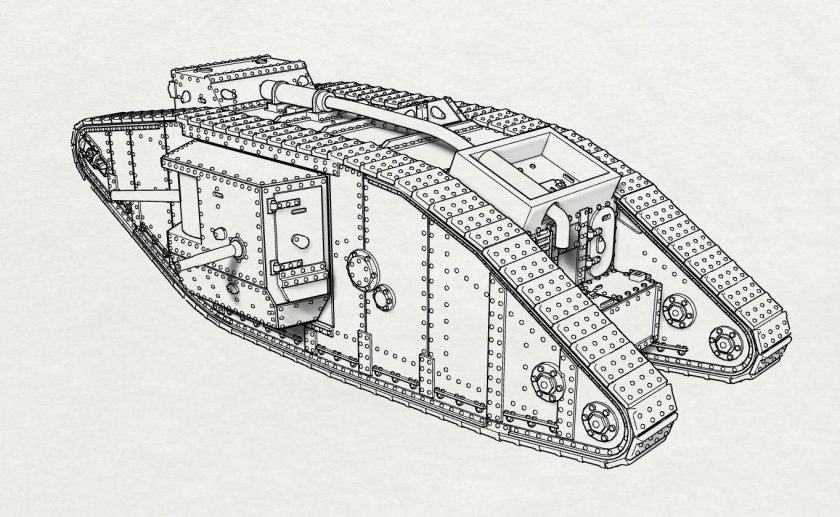Геранд танк Mark 1
